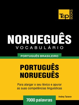 cover image of Vocabulário Português Brasileiro-Norueguês